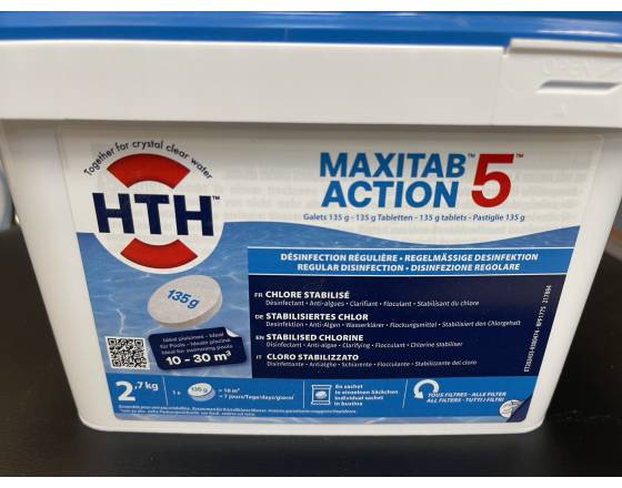 Многофункциональные таблетки HTH Maxitab Action 5 