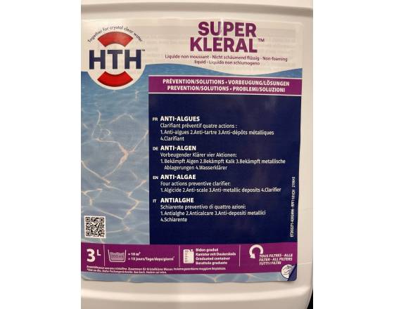 Кристальная вода 3 в 1 SUPER KLERAL HTH - 3 л 2