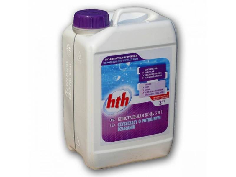 Кристальная вода 3 в 1 SUPER KLERAL HTH - 3 л 3