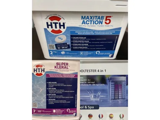 Кристальная вода 3 в 1 SUPER KLERAL HTH - 3 л