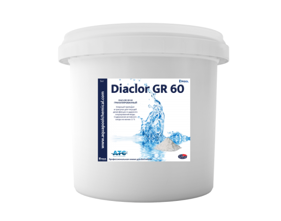 Хлор в гранулах быстрого действия DIACLOR GR 60 ATC 5 кг 1