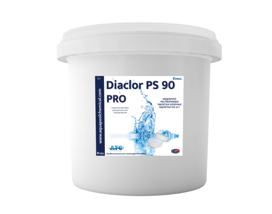 Хлорные таблетки DIACLOR PS 90 PRO ATC по 200г 5 кг 1