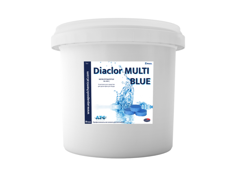 Мультитаблетки DIACLOR MULTI BLUE ATC по 20г 1 кг 1
