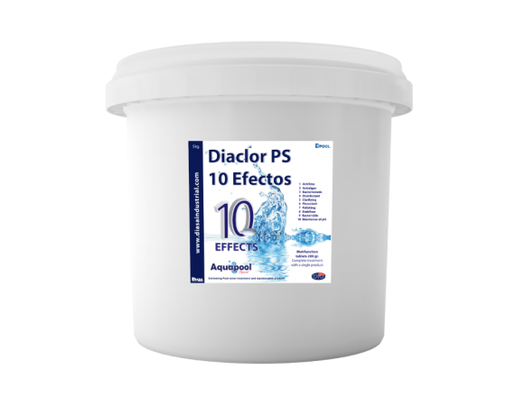 Хлорные таблетки Diaclor PS 10 EFECTOS ATC по 200 г 1 кг 1