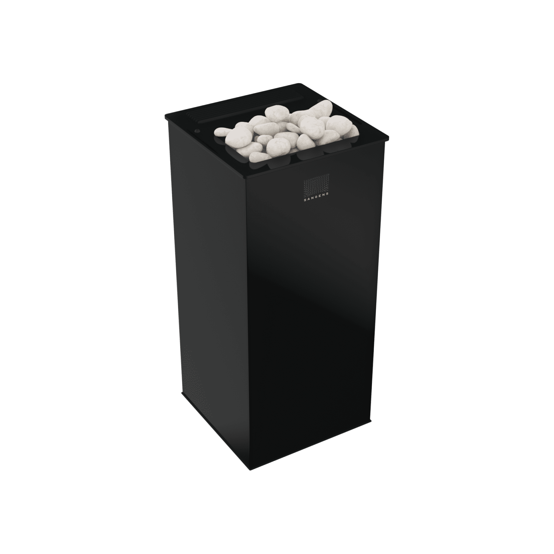 Электрическая печь для бани и сауны Sangens W20G Glass Black (Сангенс В20С Стекло Черное) 1
